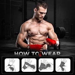 Handwraps Boxing Kickboxing Muay Thai MMA wraps bandages 180 inch Cotton PAIR