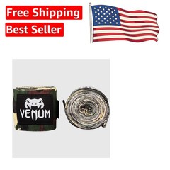 Durable Cotton Boxing Hand Wraps 2.5m in Forest Camo – For All Skill Levels