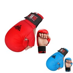 Professional WKF Karate Training Mitts | Karate Gloves with Thumb Elastic/Hoo…