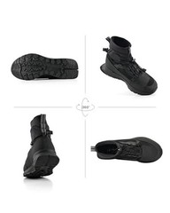 Motorcycle Shoes for Men Breathable Protective Reinforced Street 12 Black