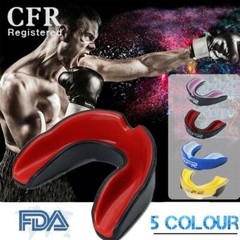 CFR Adults Boxing Mouth Guard MMA Sports Teeth Protector Mouthpiece With Case