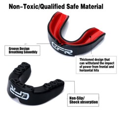 CFR Adults Boxing Mouth Guard MMA Sports Teeth Protector Mouthpiece With Case