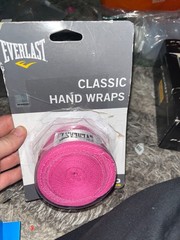 Everlast Classic Hand Wraps 120 Inches Boxing, Fitness, MMA Training, PINK NEW