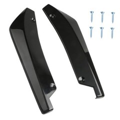 2PCS Rear Bumper Lip Splitter Canard Diffuser Spoilers, Car Side Fenders Black