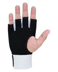 RING PRO Quick Wraps Gel Boxing Inner Gloves Black White Wrist Protection