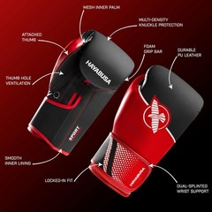 Hayabusa Sport Boxing Gloves for Men and Women – Dual-Splinted Wrist Suppo