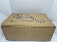 Winning Boxing Vintage Old Logo CM-20 Punching Mitt & H-1700 Headgear Set Japan
