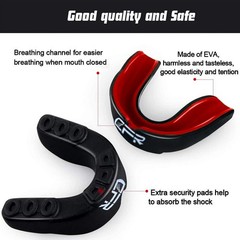 Gum shield mouth guard Boil bite rugby boxing baseball hockey karate sports US