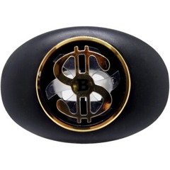 Battle Sports Money Spinner Oxygen Lip Protector Mouthguard – Black/Gold