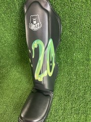 Grizz Cannabis Day 4:20 Muay Thai Shin Guards Size Small