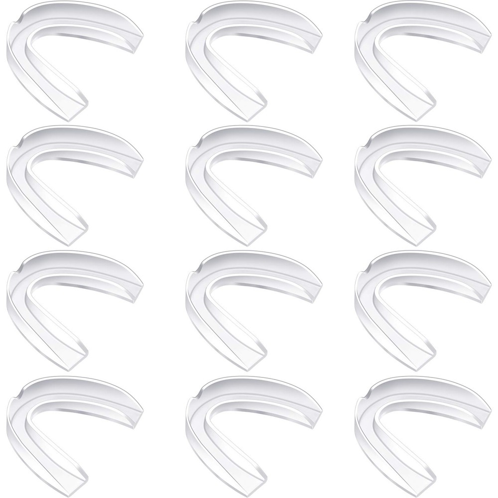 BBTO 20 Pieces Sports Mouth Guard Adult (11 yrs & Above), Transparent Color