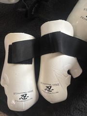 MACHO Karate Federation Protective Gear Set White Medium HRC630L