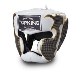 Top King Boxing Sparring Helmet TKHGEM-01SV Empower Creativity White/Silver