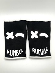 2 Pairs RUMBLE Demo Wraps Boxing Hand Quick Wraps Black/White Size SM/M NWT