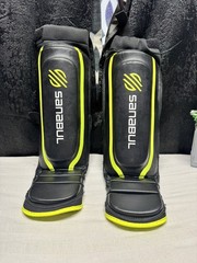 Sanabul Fight For It Fight Shin Guards Pair, Black, Size S/M