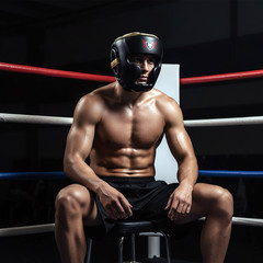 MUFASA INTERNATIONAL Cowhide Leather Boxing Headguard Sparring Kickboxing Gear