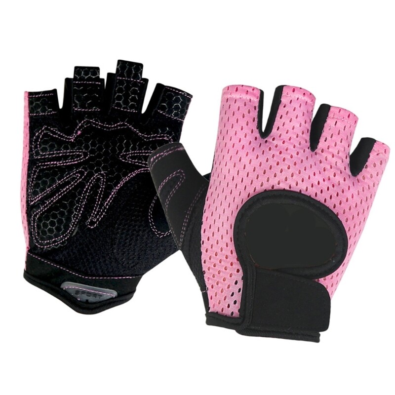 1 Pair Fitness Nonslip Half Finger Fitness Exercise Gloves Workout Grip Gloves