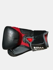 Combat Corner MMA Muay Thai Headguard Xl & Shin Guards L/ Xl & 12 oz. L/Xl Glv