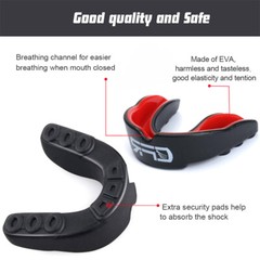 Gel Boxing Gum Shield Mouth Guard MMA Mouthpiece Teeth Rugby Grinding Sports US