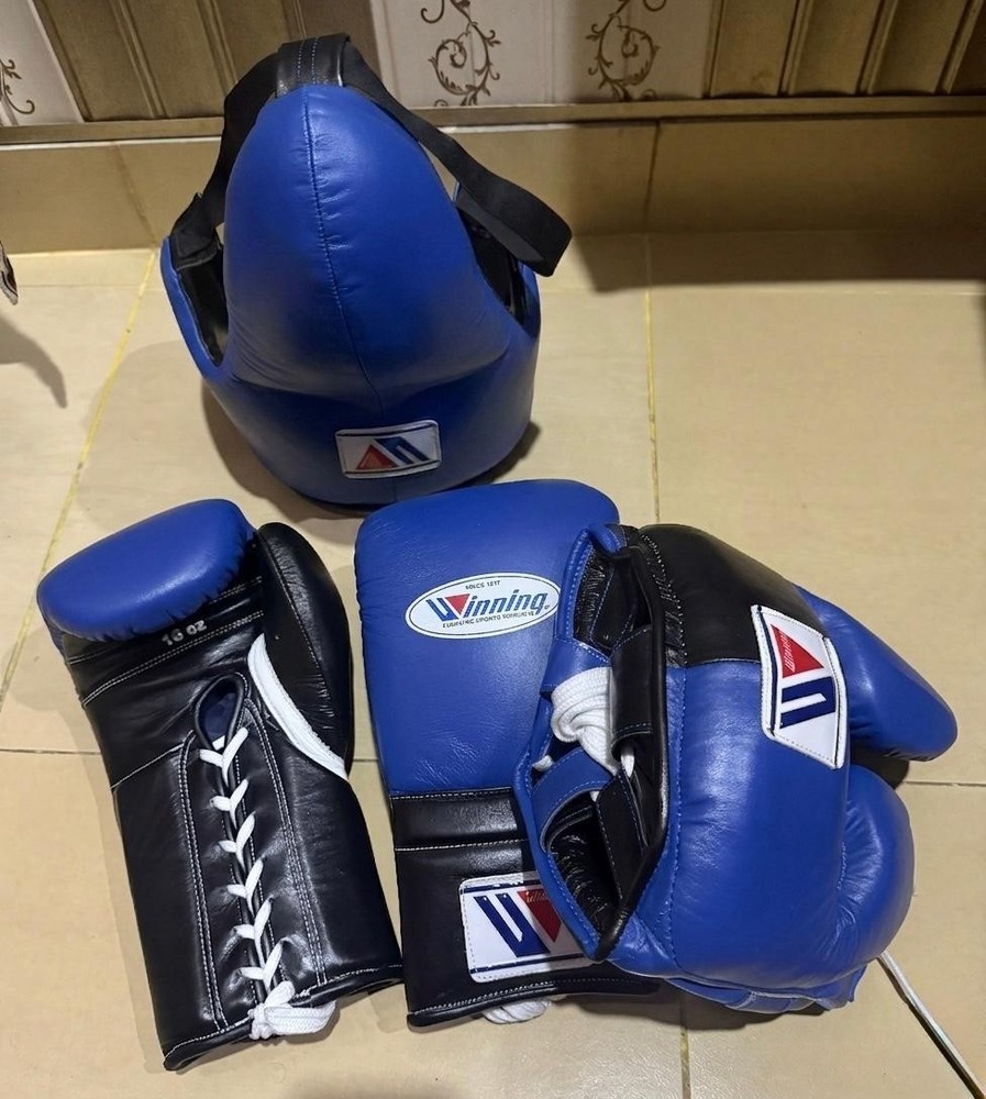 MMA Pro Wining Boxing Gloves Set Boxing Gloves ,Headgear, Groin Guard All Sizes