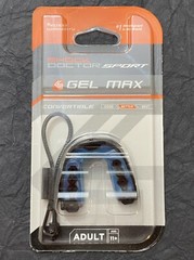 Shock Doctor Sport Gel Max Mouthguard Adult Convertible Black Gel Fit Age 11+