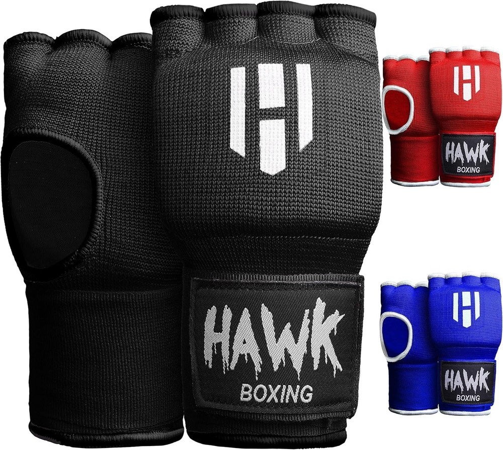 High-Performance Hawk Inner Gloves: Ultimate Protection for Fighters – Black