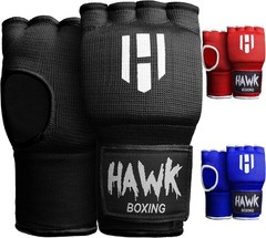 High-Performance Hawk Inner Gloves: Ultimate Protection for Fighters – Black