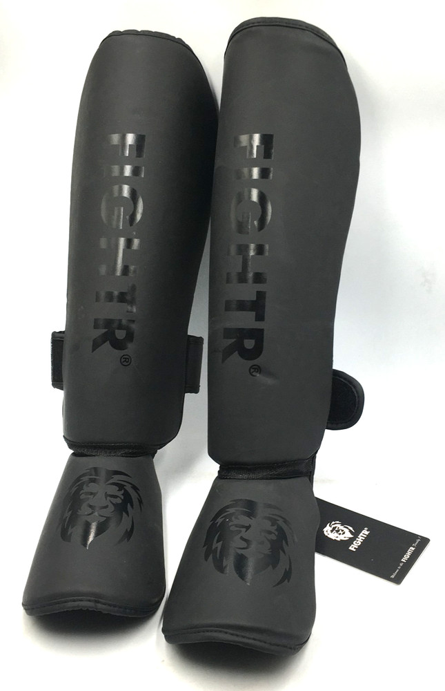 LG FIGHTR Shin Guards Thick Shin Foot Protection Kickboxing MMA Martial Arts