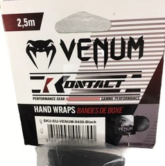 Venum Boxing Hand Wraps 4m Black – Professional Training Wrist Support MMA Mua