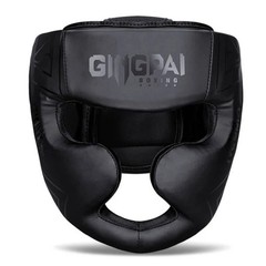 GINGPAI Full Face Boxing Headgear MMA Muay Thai Training Helmet S/M/L