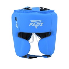 FADI Pro Cowhide Leather Boxing Headgear Sparring Muay Thai Head Guard