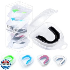 5 Pack Kids Youth Mouth Guard for Sports, Boys Girls Mouth Guard with Case, C