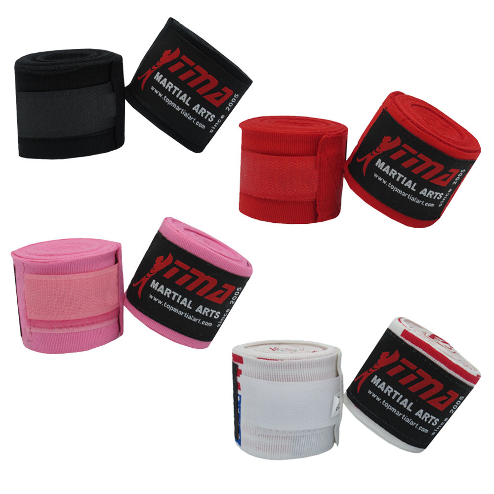 Boxing Hand Wraps inner gloves 180″ Elastic MMA Muay Thai Bandage New Pair
