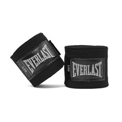 Everlast Core Handwraps 120in – Boxing Hand Wraps for Gloves, 120 Inch, Black