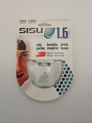 SISU Aero Mouthguard Custom Fit 1.6mm Thin White Adult Size Age 11+ NEW