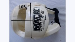 White Macho Adult  Head Gear M/L  – Mixed Martial Arts, Boxing, Tae Kwon Do etc.