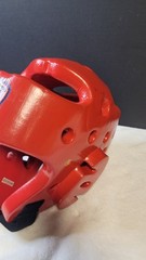 Century Martial Arts Sparring Headgear Red Adult M/L Karate Tae Kwon Do