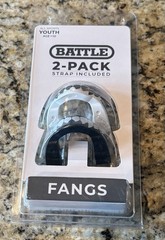 Battle Sports Fang Mouthguard Mouth Piece 2-Pack Youth All Sports Kids