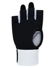 RING PRO Elite Gel Quick Wraps Black White Boxing Inner Gloves Wrist Support