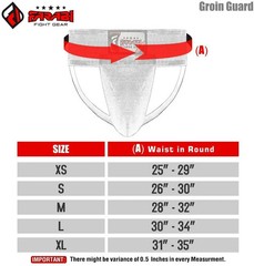 Farabi Groin Guard Boxing Mix Martial Arts Protector Boxing MMA Muay Thai Shield