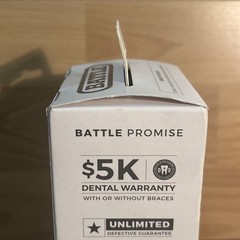 Battle Sports Oxygen Mouthguard Limited Edition Money $100 Bill No Boil Strap