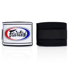 Fairtex HW2 Elastic Cotton Handwraps, 120′ and 180″ Full Length 180″, Black