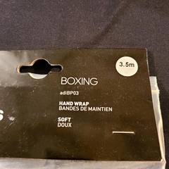 Adidas Boxing Hand Wraps Soft Bandage Pink Unisex 3.5m MMA Kickboxing Combat