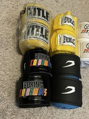 Everlast Boxing Hand wraps 180” Rival BoxRaw Title assortment color Used