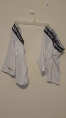 Shock Doctor Boys L Compression Shorts w/ Protective Cups White/Black