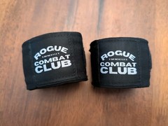 Rogue Combat Club Black Hand Wraps Combat Sports MMA Martial Arts