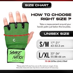 BeSavage Gel Padded Inner Gloves with Hand Wraps MMA Muay Thai Boxing Fight PAIR