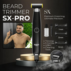Groin & Body Hair Trimmer Electric Shaver for Men – Pubic & Ball Full Body Groom