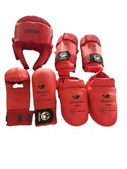 Red Tokaido Karate WKF Competition Sparring Gear Set xs