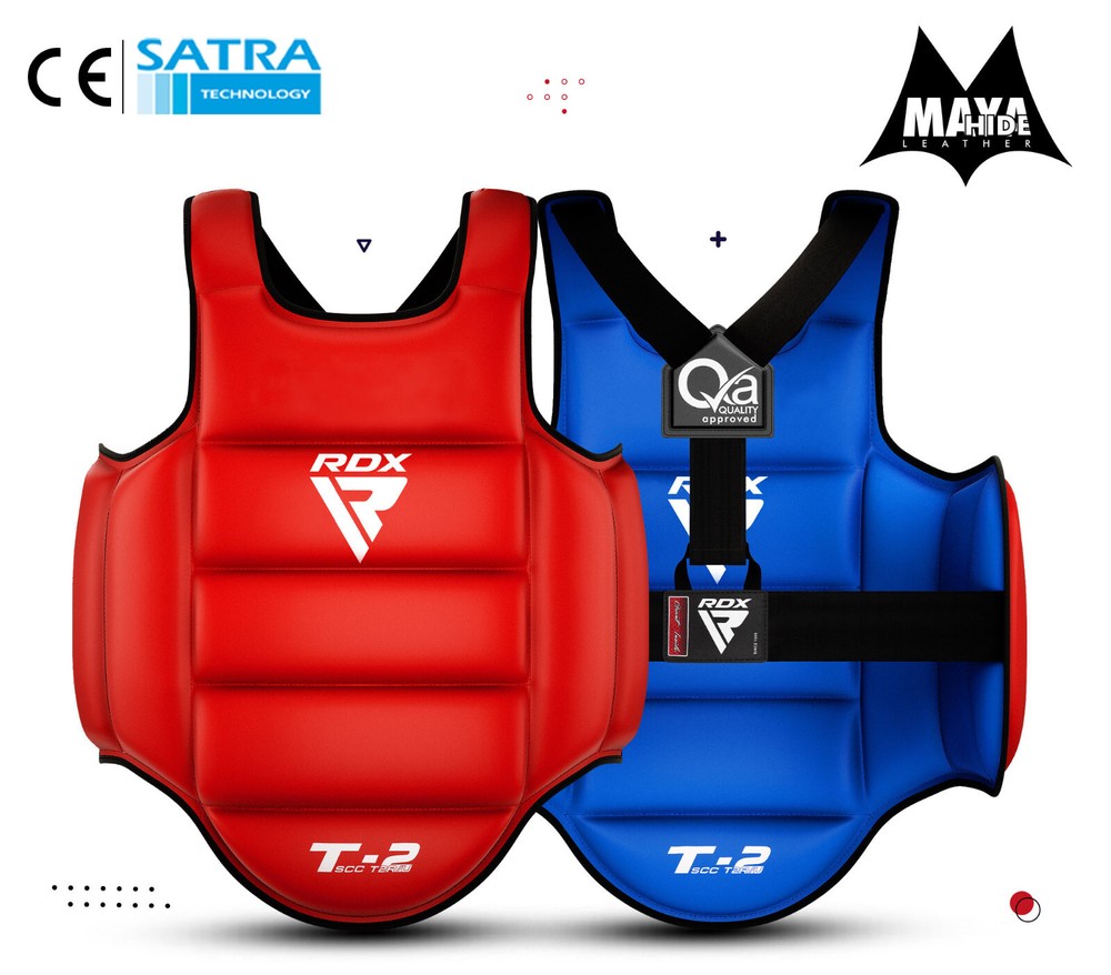 RDX Boxing Protector Chest Guard MMA Body Armour Training Kickboxing Sports CA